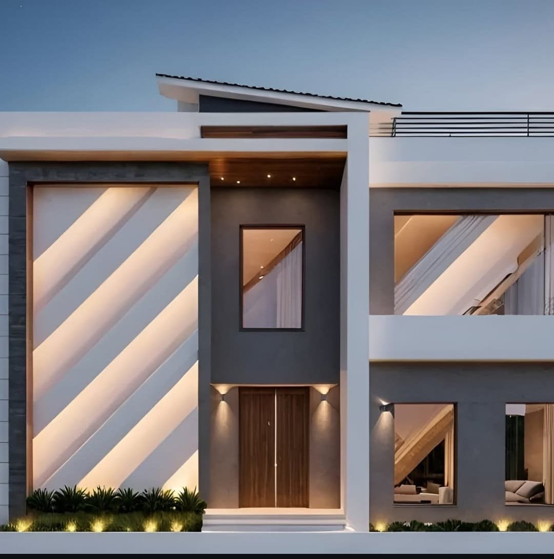 G+1+Compound Wall villa construction, Farfar