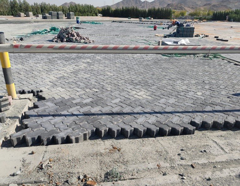 Interlock and Curbstone laying, Al Hayl